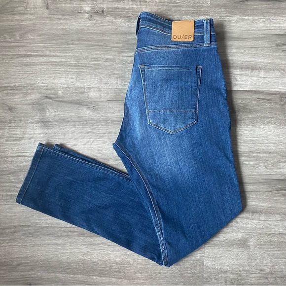 DUER Jeans Duer Relaxed Taper Stretch Denim Jeans 33 X 32 Poshmark